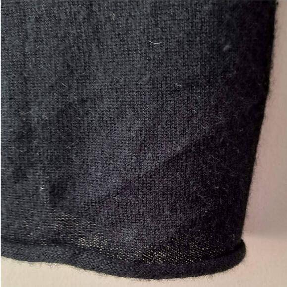 J. Crew Black V-neck 100% Cashmere Long Sleeve Sweater - S - Picture 9 of 11
